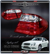Clearglas taillights Red/Clear  2 pcs