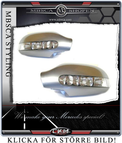 A-Class - W168 - Mirror Coverinc Clear blinkers 97-04
