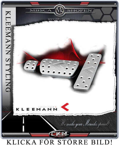 KLEEMANN - Styling - Kleemann Sportpedaler 3st