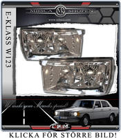 Clearglas frontlights 2pcs inc LEDs.