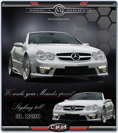 SL Roadster - R230 02- - 4. CKM RS Front 1 pcs set