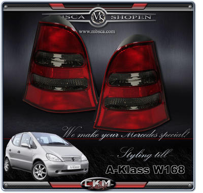 A-Class - W168 - Baklysen Facelift avantgarde Red/Smoke 2 pcs
