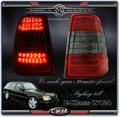 Clearglas Taillights Wagon 2pcs Red/Smoke LED