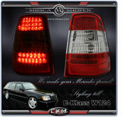 Clearglas Taillights Wagon 2pcs Red/Clear LED
