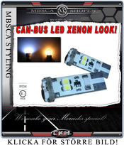 Park light LED Can-Bus Xenon look. 2pcs