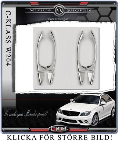 C-Class - W204 07- - Chrome handle covers