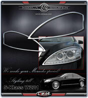 Chromerings frontlights 2 pcs