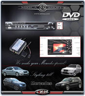 DVD-player and interfacepackage for comand 2.0