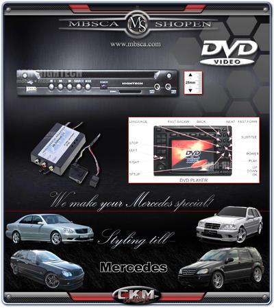 Multimedia - DVD-player and interfacepackage for comand 2.0