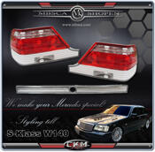 Clearglas taillights Red/Clear  95-98 3 pcs