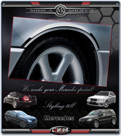 Chromelist fenders 4pcs