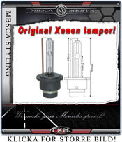 Xenon replacement bulbs for car with original xenons.