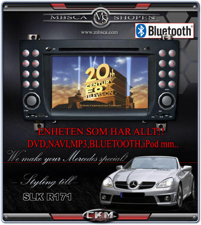 Multimedia - C6. Comand enhet i "MB LOOK" DVD GPS Bluetooth Touch Screen mm..