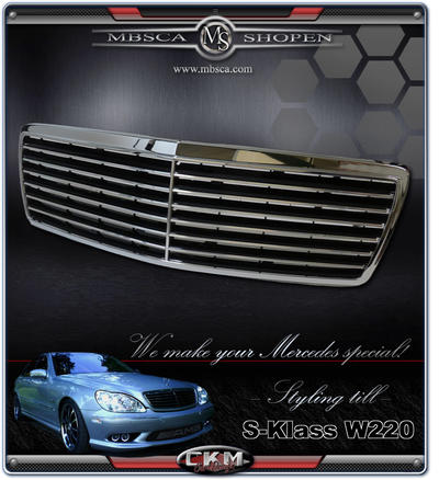 S-Class - W220 99-05 - Avantgrill with frame 99-02